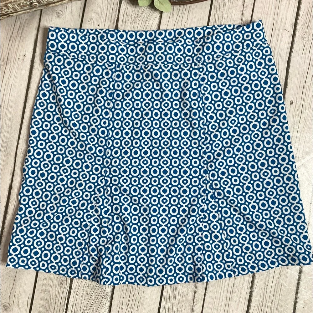 Ripskirt Hawaii Navy Circle Print Mini Skirt